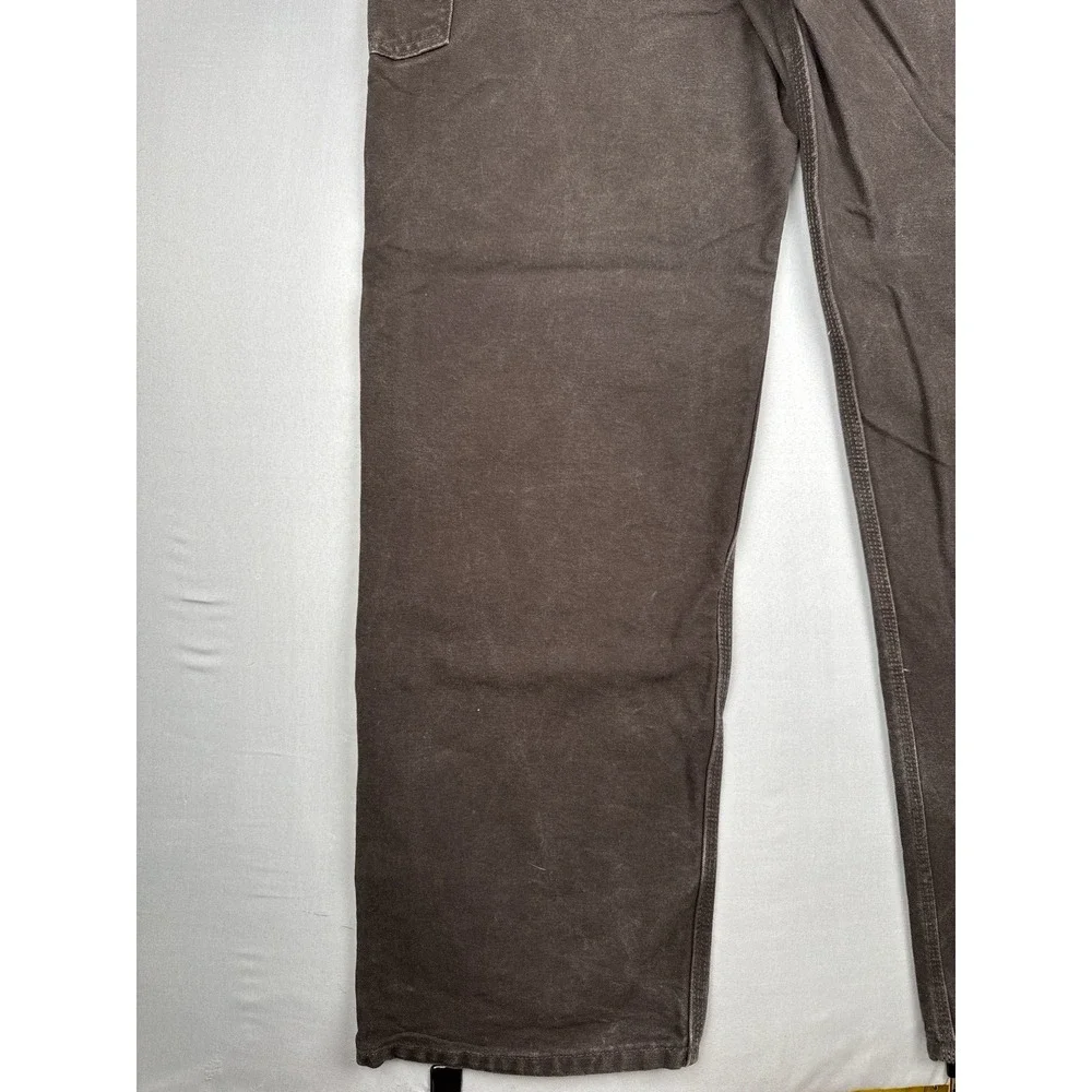 Carhartt B136 DKB Double Knee Carpenter Work Pants Chocolate Brown 36x36